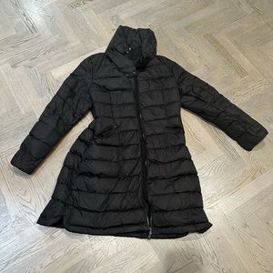 Black Moncler Down Coat